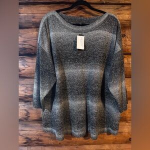 Napa valley size 2x nwt Elegant Gray Women's Crew Neck Sweater